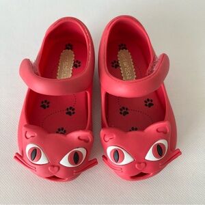 Mini Melissa Pink Cat Shoes
